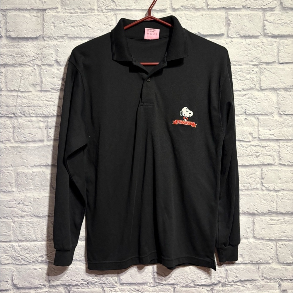 Vintage United Feature Syndicate Snoopy Polo Shirt Medium